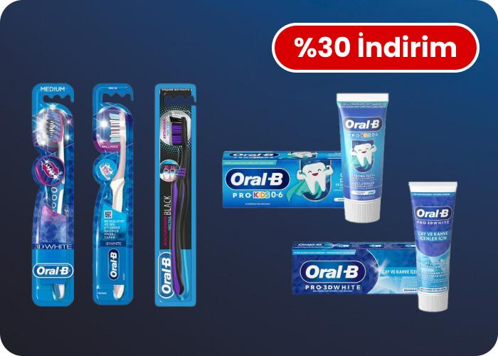 Oral-B: Sağlıklı Gülüşler %30 İndirimde!