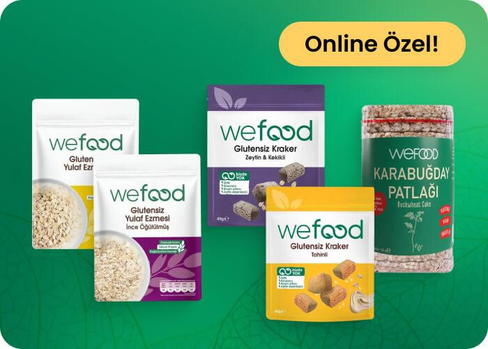 200TL'lik We Food ürünü alana sepette 50TL İndirim!