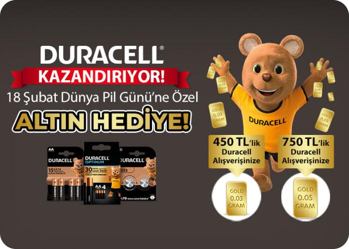 Duracell Altın Kazandırıyor !